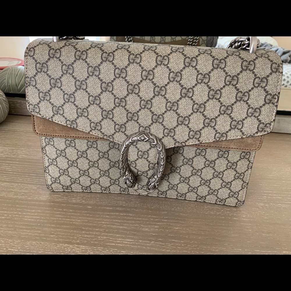 Gucci Dionysus medium GG shoulder bag authentic